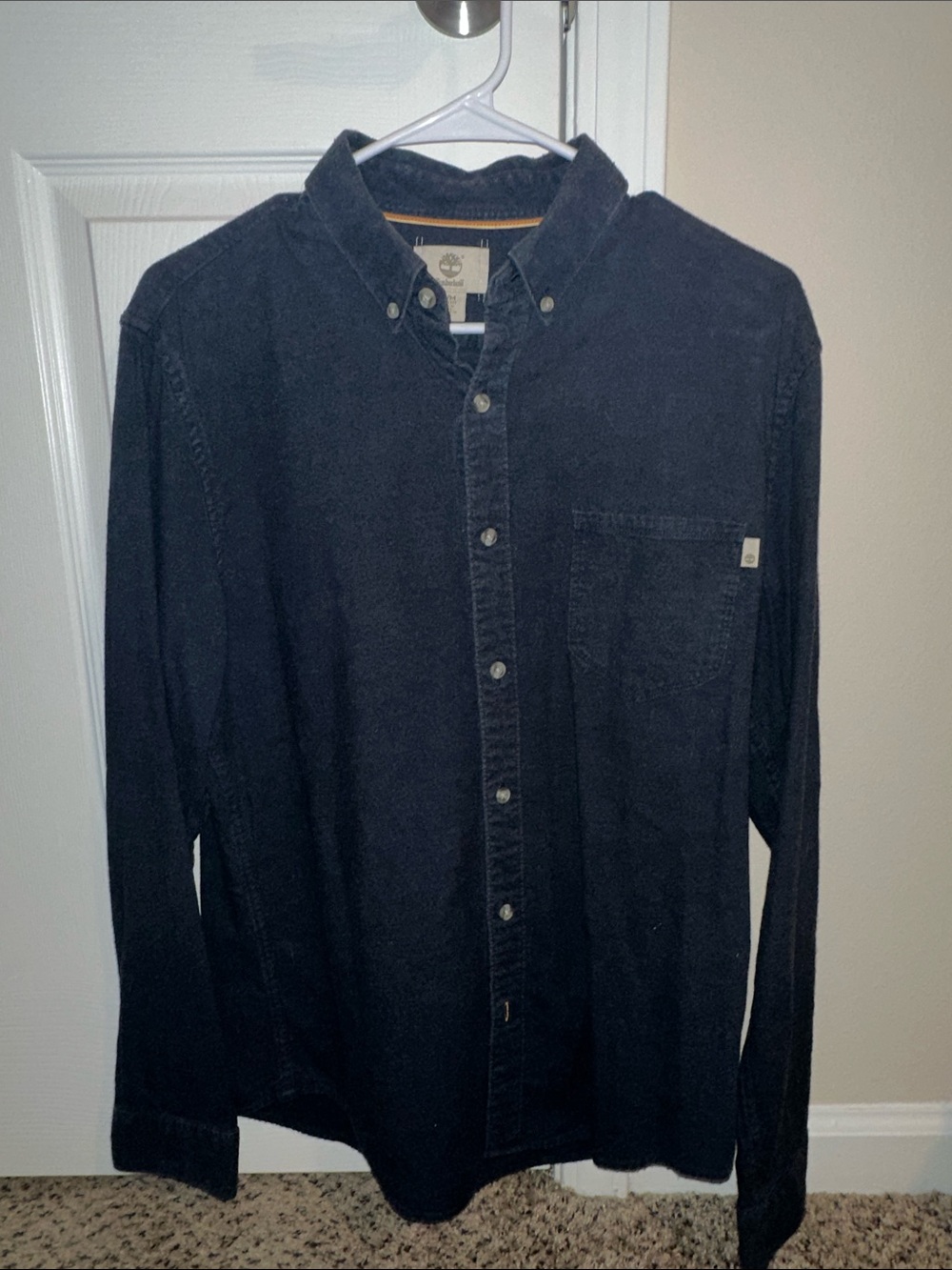 Timberland Men's Navy Button-Down Shirt
